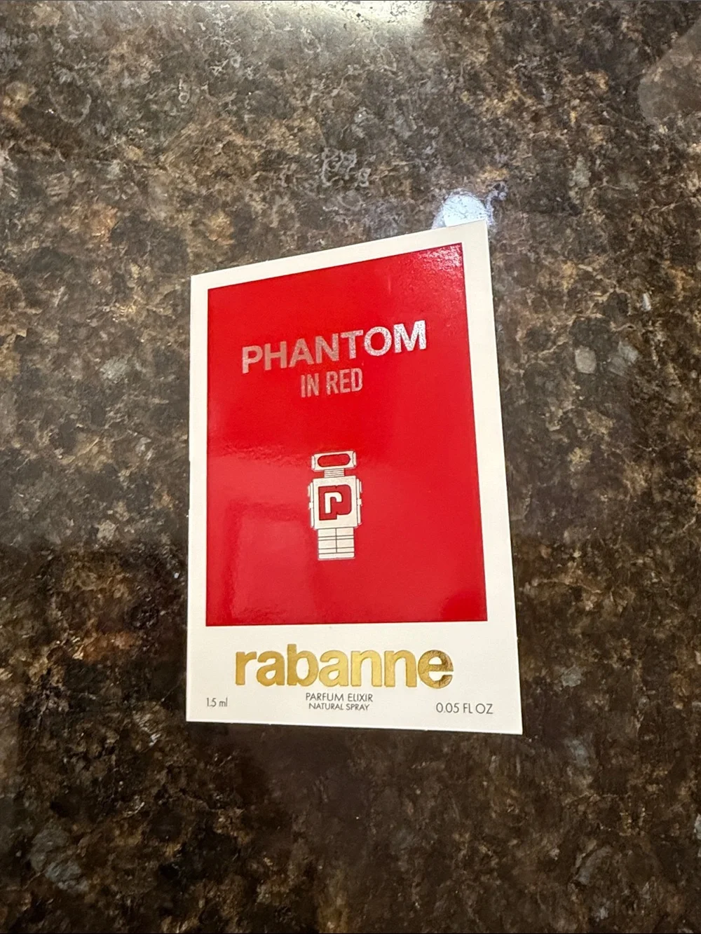 Rabanne Phantom In Red .05 fl oz New